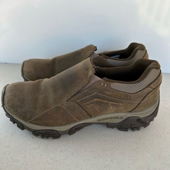 Merrell J91835 MOAB Adventure Moc Slip-On Shoes Men's Size 8M Dark Earth - Picture 4 of 8